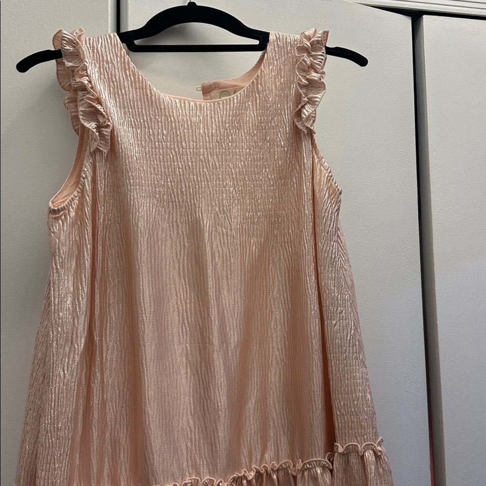 Peek Pink Ruffled Formal Dress - Picture 3 of 5